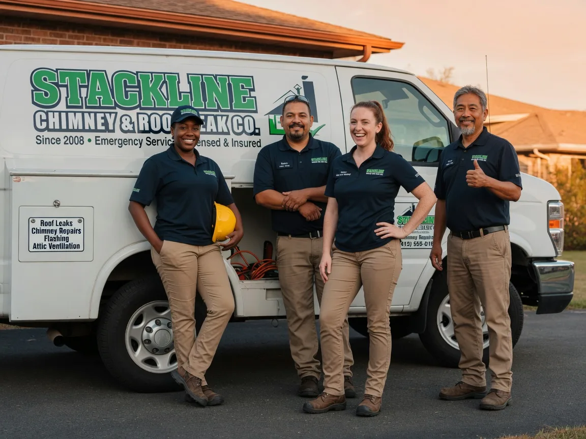 Chimney flashing repair company in Hope, KS